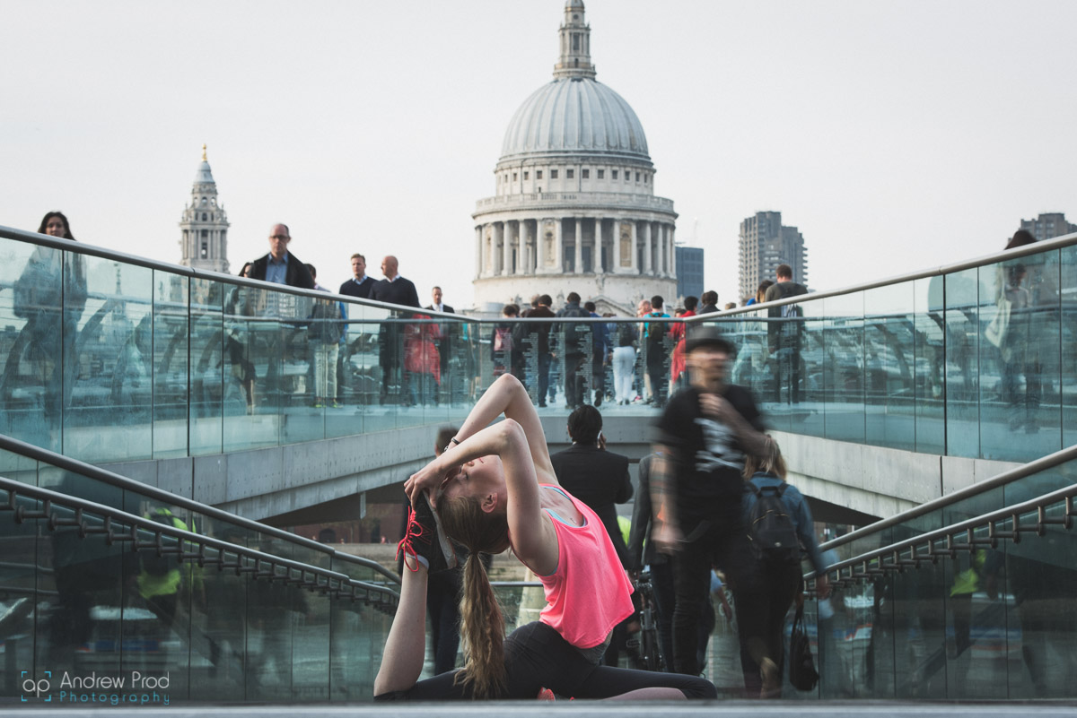London yoga photographer