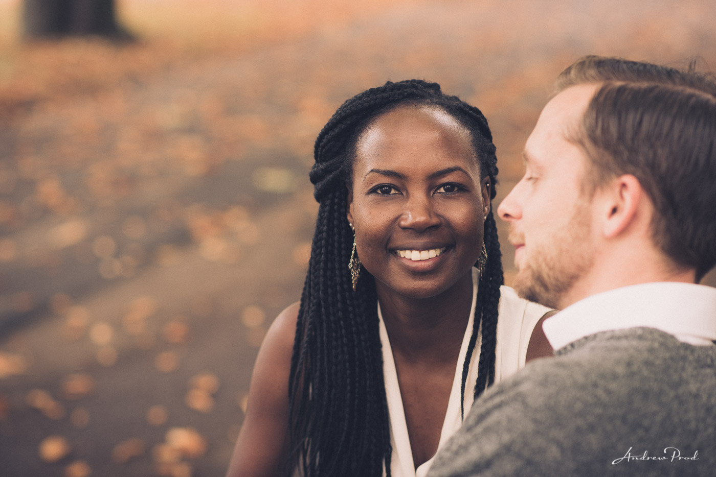 Couple engagement session