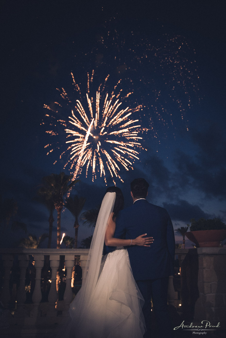 elysium paphos wedding fireworks