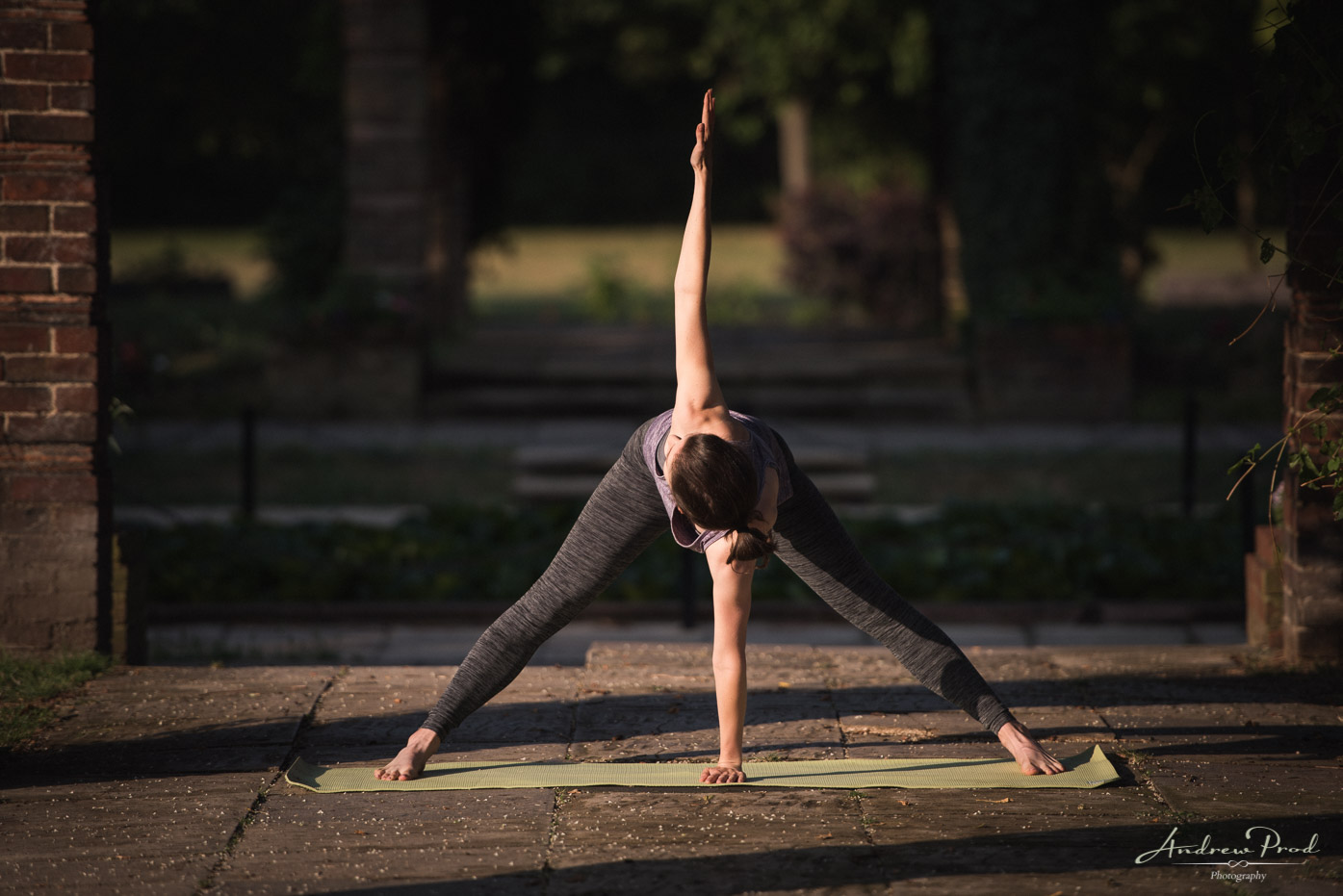 Yoga teacher photoshoot