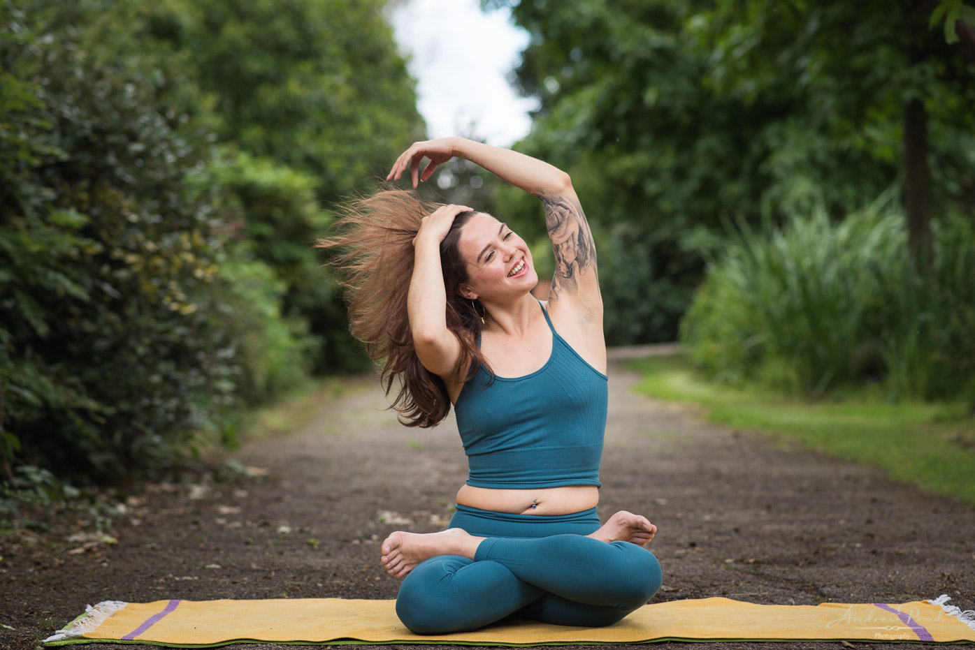 Lifestyle yoga portraits