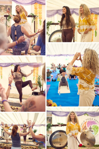 Yoga workshop photography