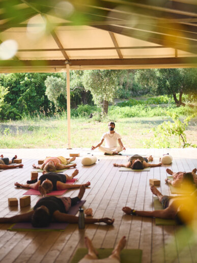Yoga and wellness retreat photography