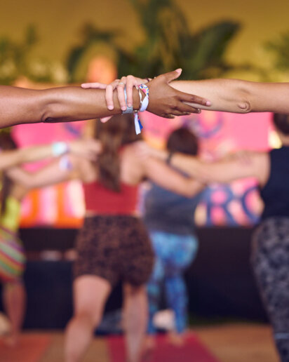 connection captured by a yoga event photographer in the UK