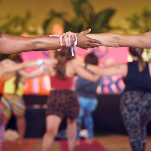 connection captured by a yoga event photographer in the UK