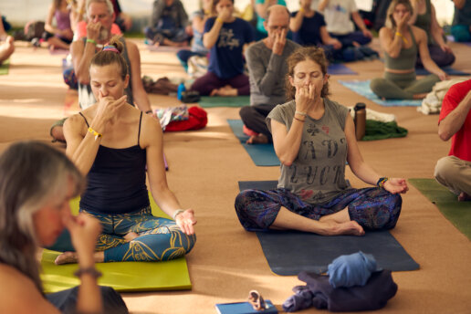 Yoga festival photographer